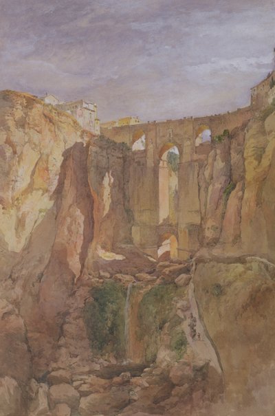 The Gorge, Ronda, Spain by Edward Angelo Goodall
